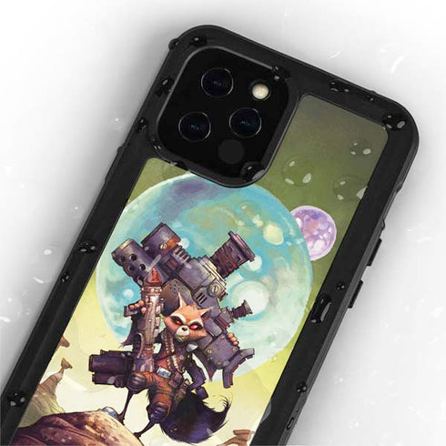 Marvel Rocket Raccoon Armored Arsenal iPhone 12 Pro Waterproof Case