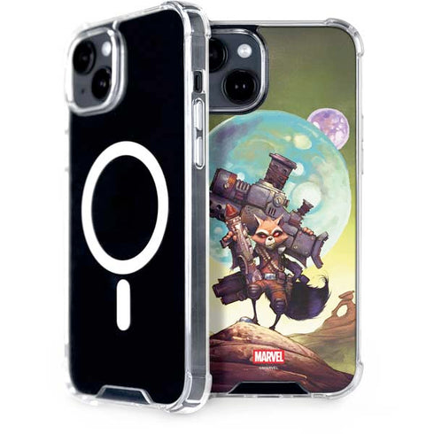 Marvel Rocket Raccoon Armored Arsenal iPhone 13 MagSafe Case