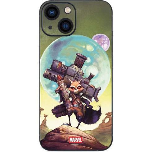 Marvel Rocket Raccoon Armored Arsenal iPhone 13 Mini Skin