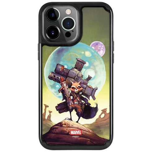 Marvel Rocket Raccoon Armored Arsenal iPhone Cases