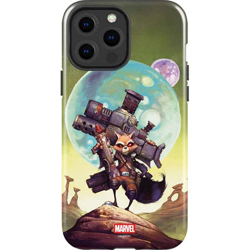 Marvel Rocket Raccoon Armored Arsenal iPhone 13 Pro Max Impact Case