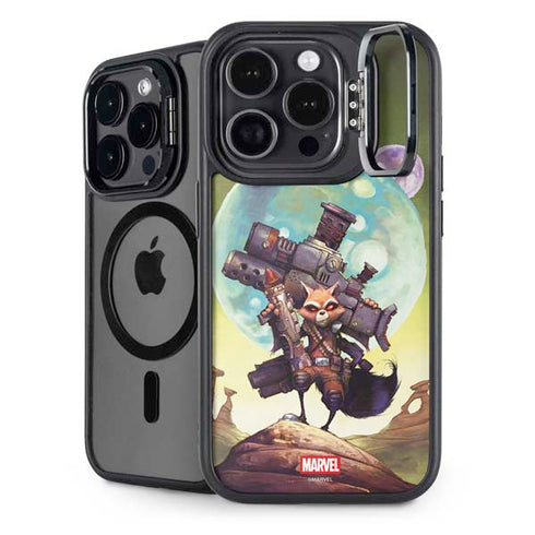 Marvel Rocket Raccoon Armored Arsenal iPhone 14 Pro Max Kickstand Case