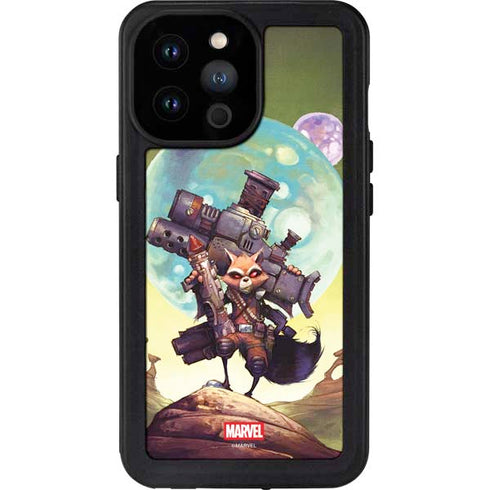 Marvel Rocket Raccoon Armored Arsenal iPhone 14 Pro Max Waterproof Case