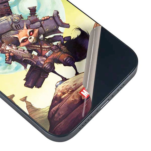 Marvel Rocket Raccoon Armored Arsenal iPhone 14 Skin