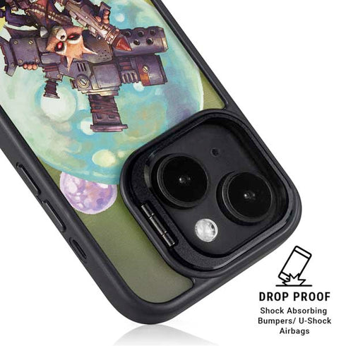 Marvel Rocket Raccoon Armored Arsenal iPhone 15 Plus Kickstand Case