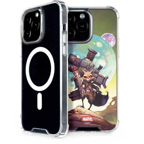 Marvel Rocket Raccoon Armored Arsenal iPhone 15 Pro Max MagSafe Case