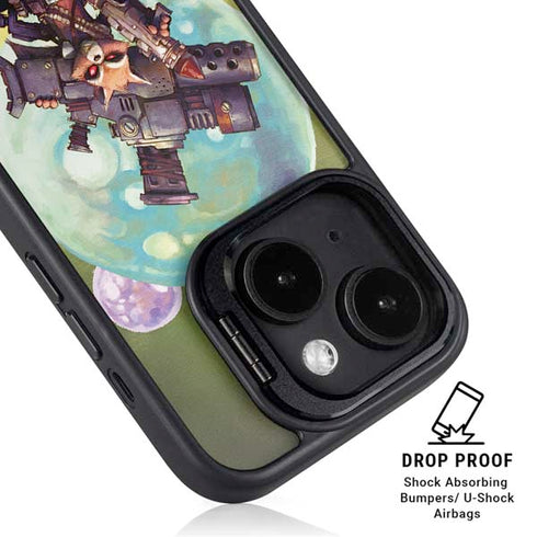 Marvel Rocket Raccoon Armored Arsenal iPhone 16 Kickstand Case