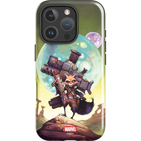 Marvel Rocket Raccoon Armored Arsenal iPhone 16 Pro Magsafe Impact Case