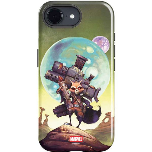 Marvel Rocket Raccoon Armored Arsenal iPhone 16e Impact Case
