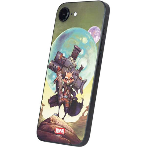 Marvel Rocket Raccoon Armored Arsenal iPhone 16e Skin