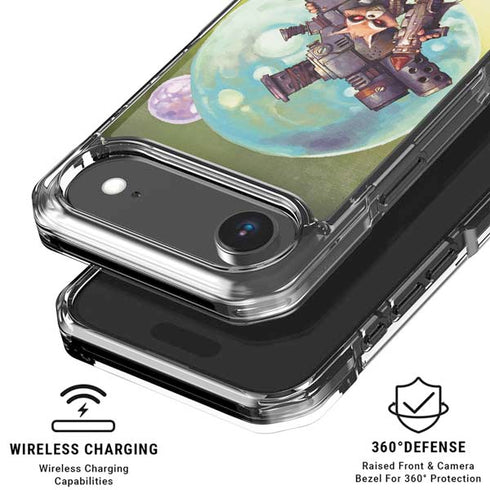 Marvel Rocket Raccoon Armored Arsenal iPhone 17 Air Clear Case