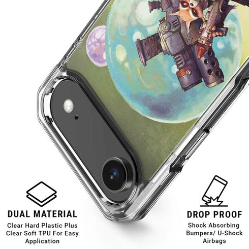 Marvel Rocket Raccoon Armored Arsenal iPhone 17 Air Clear Case