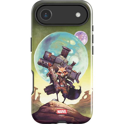 Marvel Rocket Raccoon Armored Arsenal iPhone 17 Air Impact Case