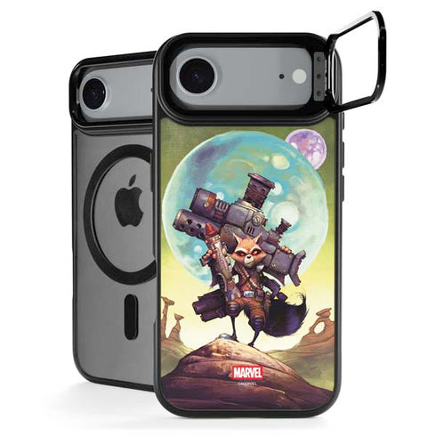 Marvel Rocket Raccoon Armored Arsenal iPhone 17 Air Kickstand Case