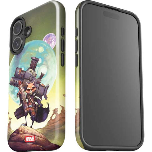 Marvel Rocket Raccoon Armored Arsenal iPhone 17 Impact Case