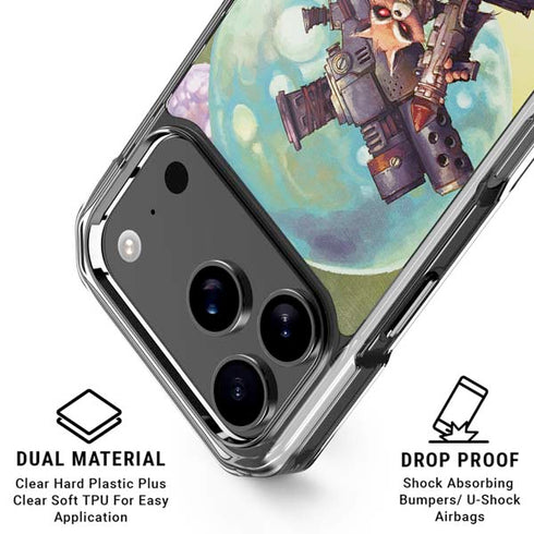 Marvel Rocket Raccoon Armored Arsenal iPhone 17 Pro Max Clear Case