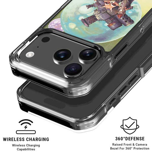 Marvel Rocket Raccoon Armored Arsenal iPhone 18 Pro Clear Case
