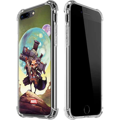 Marvel Rocket Raccoon Armored Arsenal iPhone Cases