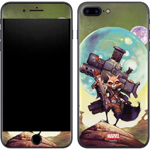 Marvel Rocket Raccoon Armored Arsenal iPhone 7 Plus Skin
