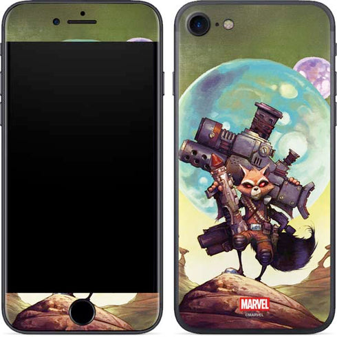 Marvel Rocket Raccoon Armored Arsenal iPhone 7 Skin