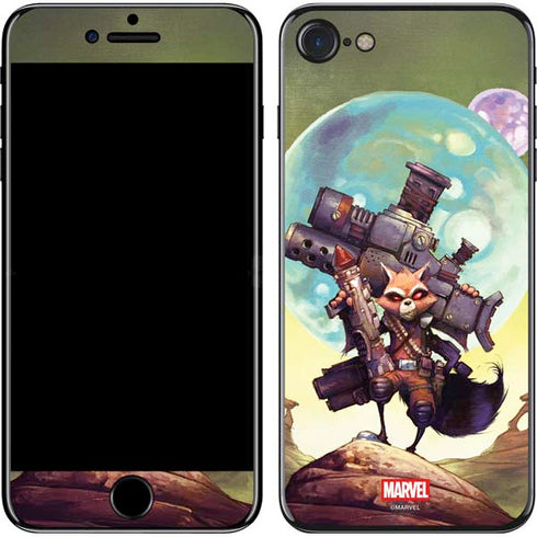 Marvel Rocket Raccoon Armored Arsenal iPhone SE (2nd & 3rd Gen) Skin
