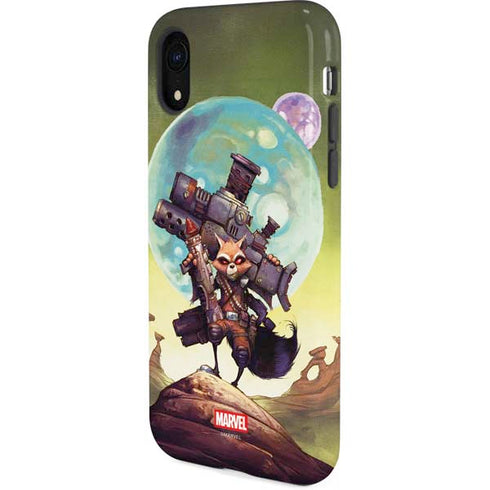 Marvel Rocket Raccoon Armored Arsenal iPhone XR Pro Case