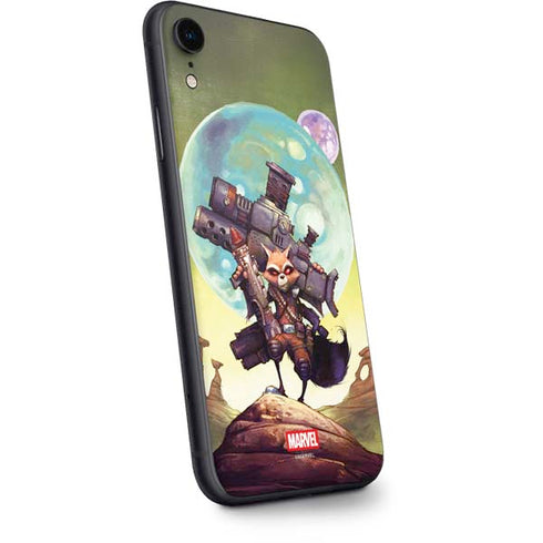Marvel Rocket Raccoon Armored Arsenal iPhone XR Skin
