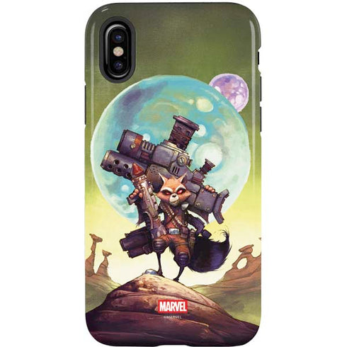 Marvel Rocket Raccoon Armored Arsenal iPhone XS Pro Case