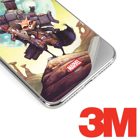 Marvel Rocket Raccoon Armored Arsenal iPhone XS Skin