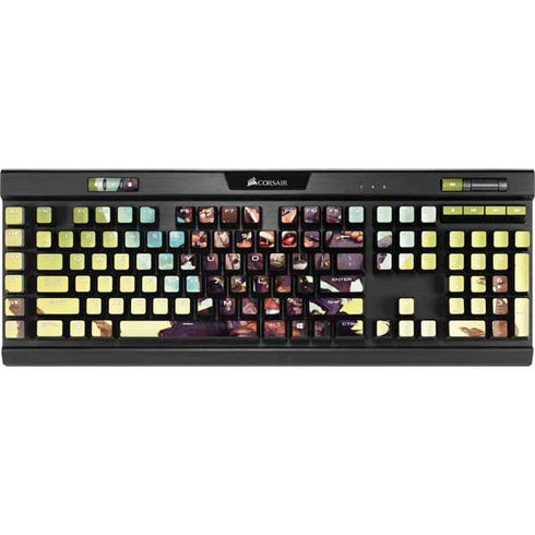Marvel Rocket Raccoon Armored Arsenal K95 RGB PLATINUM Mechanical Gaming Keyboard Skin