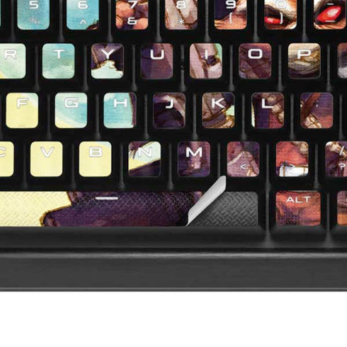 Marvel Rocket Raccoon Armored Arsenal K95 RGB PLATINUM Mechanical Gaming Keyboard Skin