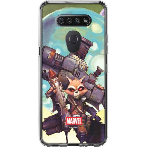 Marvel Rocket Raccoon Armored Arsenal LG K51/Q51 Clear Case