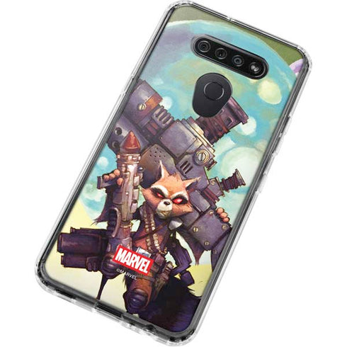 Marvel Rocket Raccoon Armored Arsenal LG K51/Q51 Clear Case