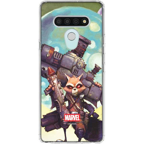 Marvel Rocket Raccoon Armored Arsenal LG Stylo 6 Clear Case