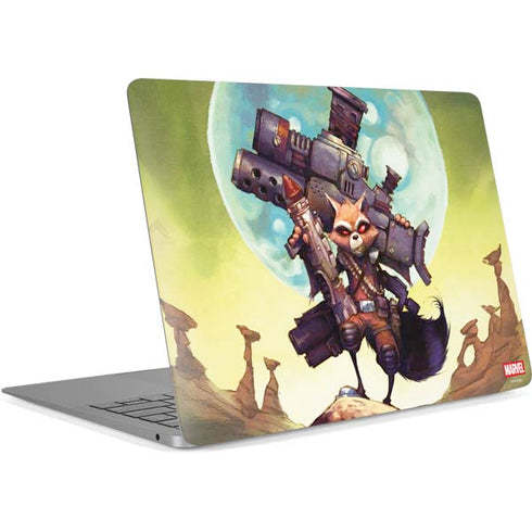 Marvel Rocket Raccoon Armored Arsenal Apple MacBook Air Skin