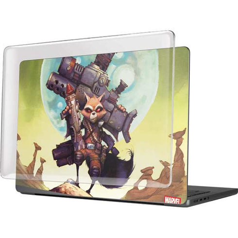 Marvel Rocket Raccoon Armored Arsenal MacBook Pro 14in (2021-24) Case plus Skin