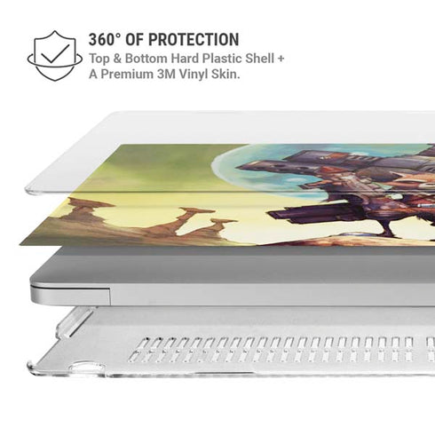 Marvel Rocket Raccoon Armored Arsenal MacBook Pro 14in (2021-24) Case plus Skin