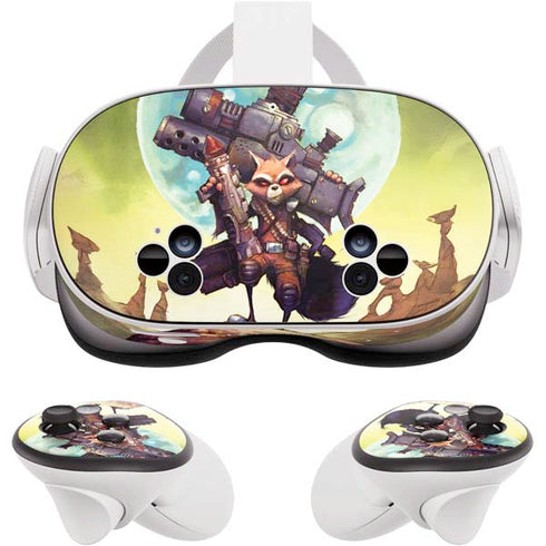 Marvel Rocket Raccoon Armored Arsenal Meta Quest 3S Skin