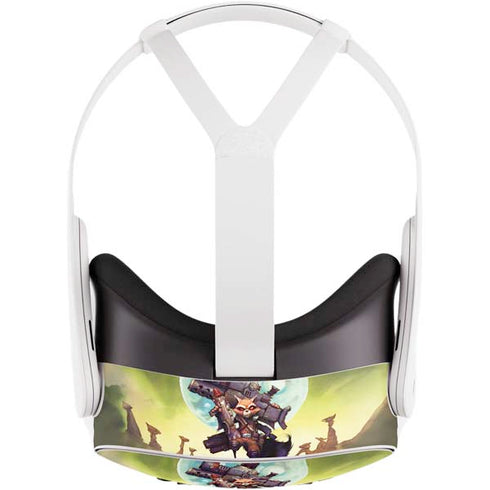 Marvel Rocket Raccoon Armored Arsenal Meta Quest 3S Skin