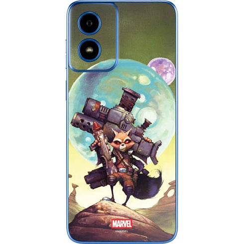 Marvel Rocket Raccoon Armored Arsenal Moto G Play 4G (2024) Skin