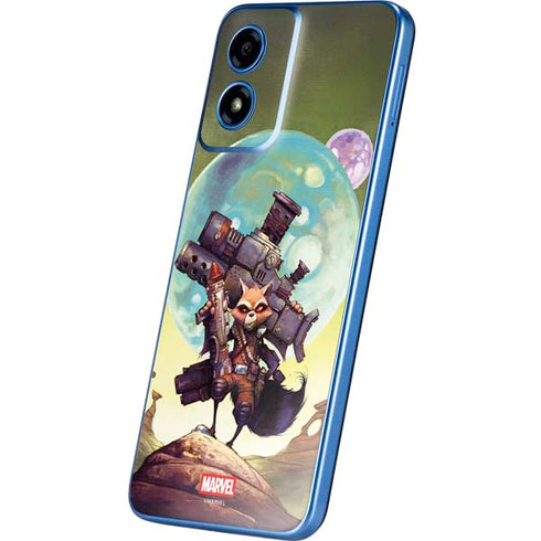 Marvel Rocket Raccoon Armored Arsenal Moto G Play 4G (2024) Skin