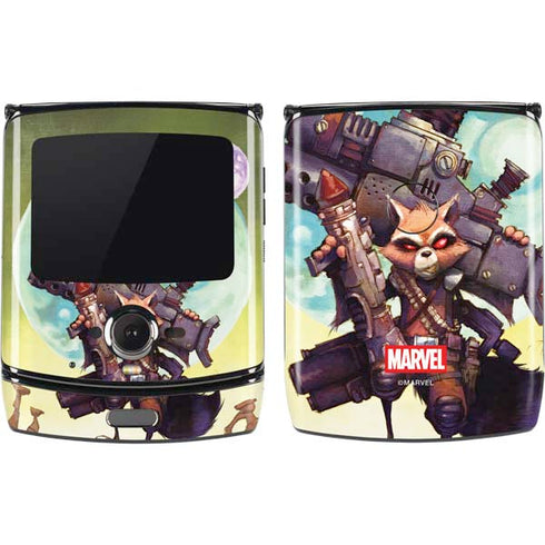 Marvel Rocket Raccoon Armored Arsenal Motorola RAZR Skin