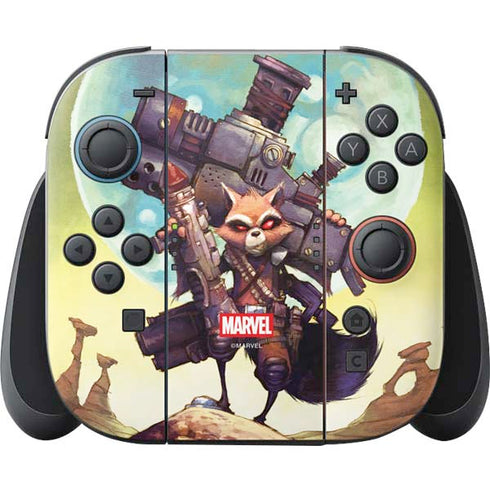 Marvel Rocket Raccoon Armored Arsenal Nintendo Switch 2 (2025) Joy-Con Controller Skin