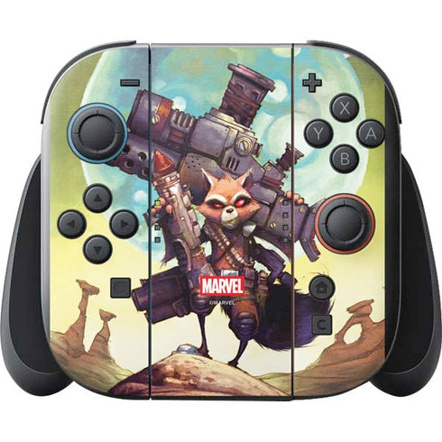 Marvel Rocket Raccoon Armored Arsenal Nintendo Switch 2 (2025) with Joy-Con Skin