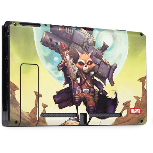 Marvel Rocket Raccoon Armored Arsenal Nintendo Switch Bundle Skin