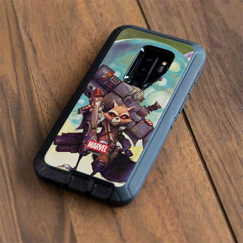 Marvel Rocket Raccoon Armored Arsenal Otterbox Defender Galaxy Skin