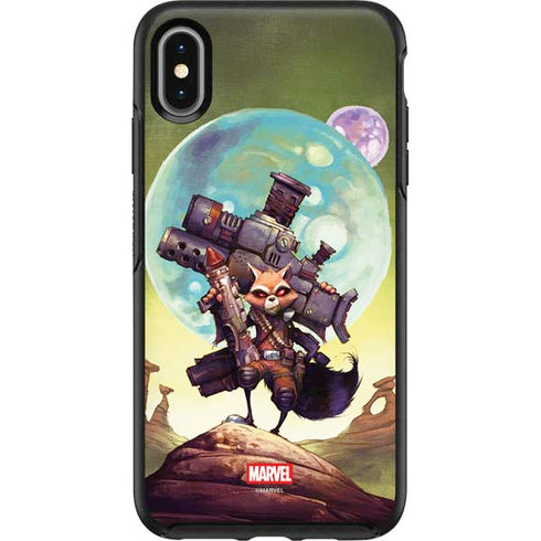 Marvel Rocket Raccoon Armored Arsenal Otterbox Symmetry iPhone Skin