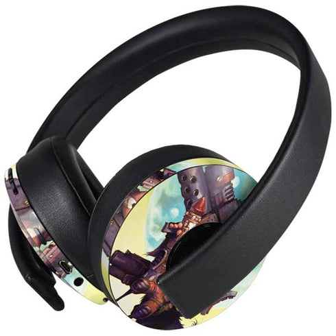 Marvel Rocket Raccoon Armored Arsenal PlayStation 4 Gold Wireless Headset Skin