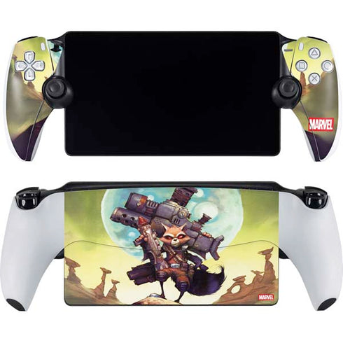 Marvel Rocket Raccoon Armored Arsenal PlayStation Portal Remote Player Skin