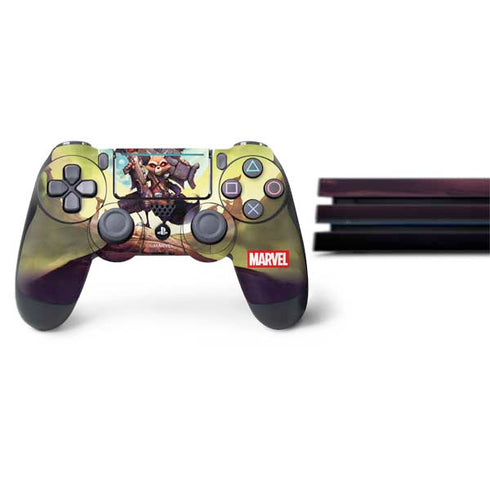 Marvel Rocket Raccoon Armored Arsenal PS4 Pro Bundle Skin